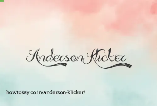 Anderson Klicker