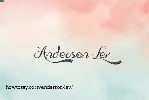 Anderson Lev