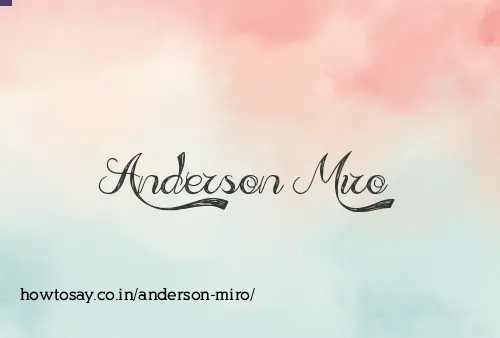 Anderson Miro