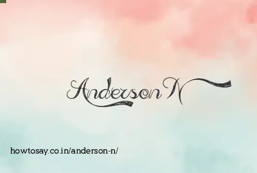 Anderson N