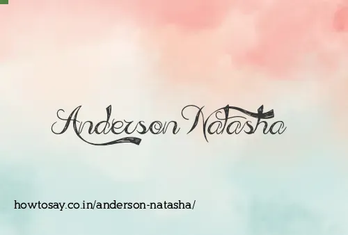 Anderson Natasha