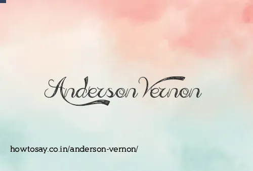 Anderson Vernon