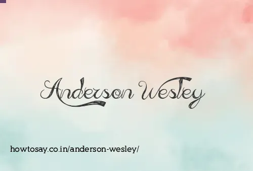 Anderson Wesley