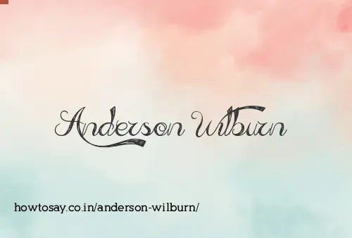 Anderson Wilburn