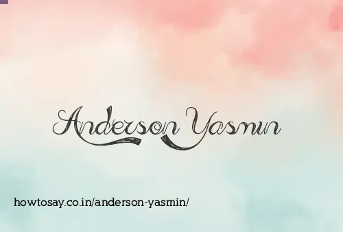 Anderson Yasmin