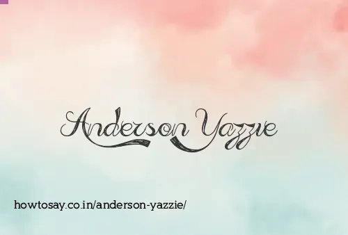 Anderson Yazzie