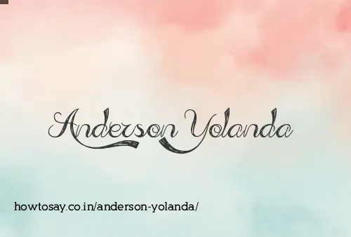Anderson Yolanda