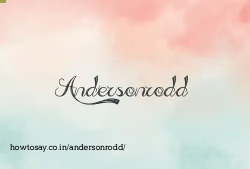 Andersonrodd
