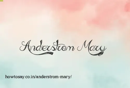 Anderstrom Mary
