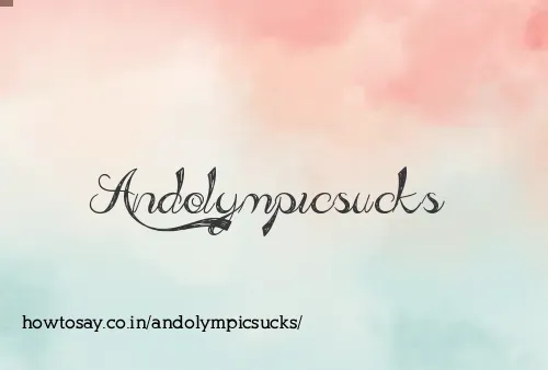 Andolympicsucks