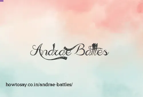 Andrae Battles