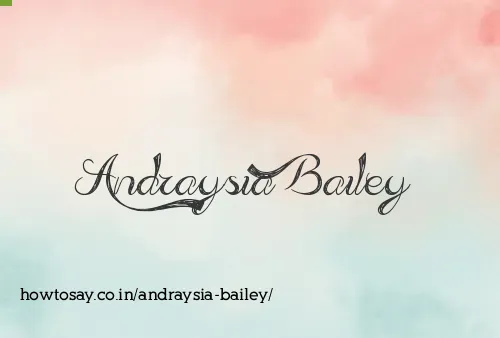 Andraysia Bailey