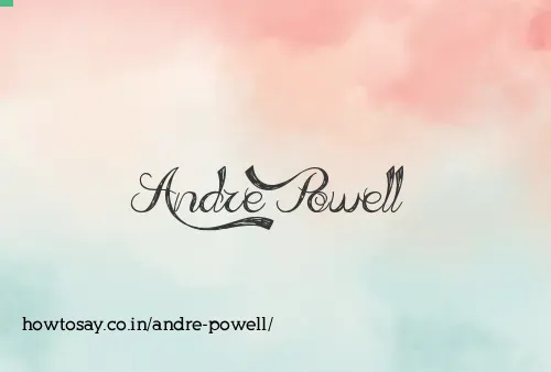 Andre Powell