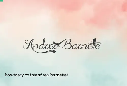 Andrea Barnette