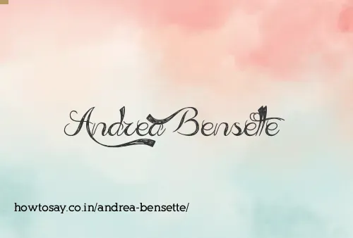 Andrea Bensette