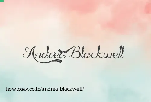 Andrea Blackwell