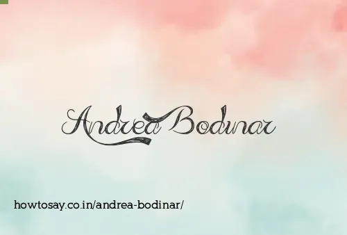 Andrea Bodinar