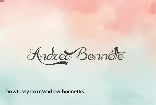 Andrea Bonnette