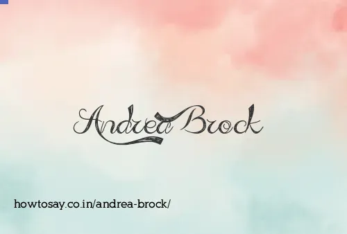 Andrea Brock