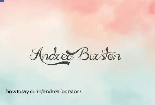 Andrea Burston