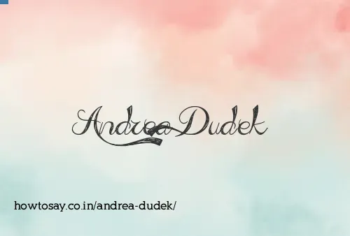 Andrea Dudek