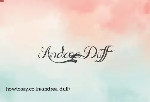 Andrea Duff