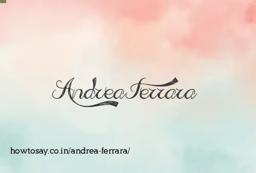 Andrea Ferrara