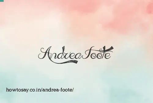 Andrea Foote