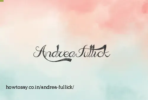 Andrea Fullick