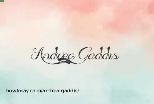 Andrea Gaddis