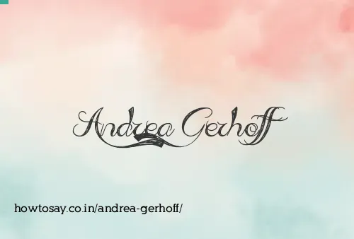 Andrea Gerhoff