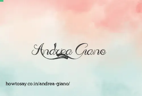 Andrea Giano