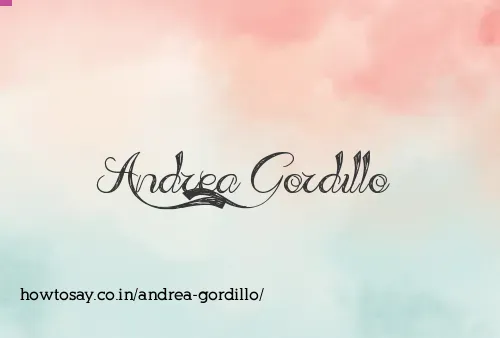 Andrea Gordillo