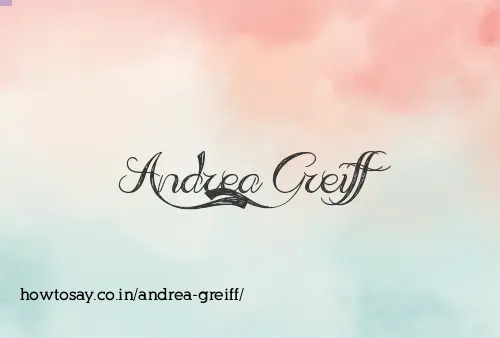 Andrea Greiff