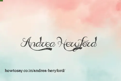 Andrea Heryford