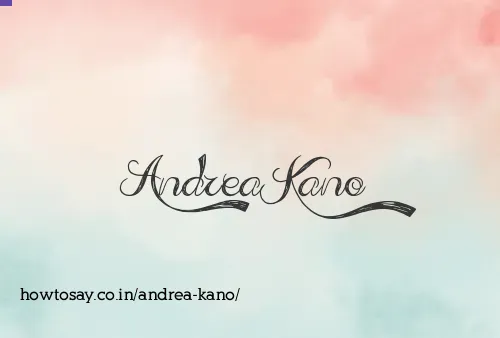 Andrea Kano