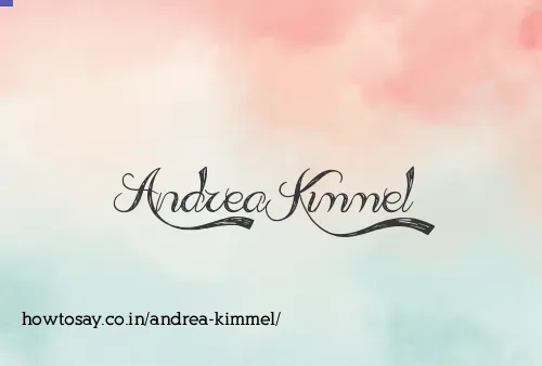 Andrea Kimmel