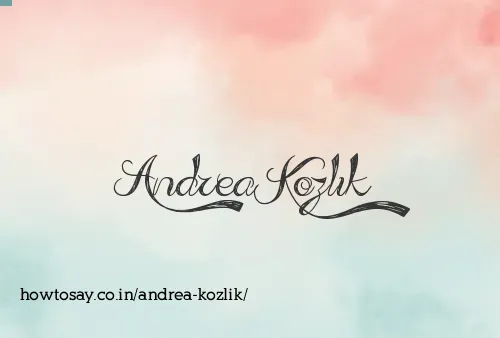 Andrea Kozlik