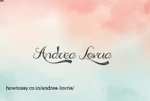 Andrea Lovria