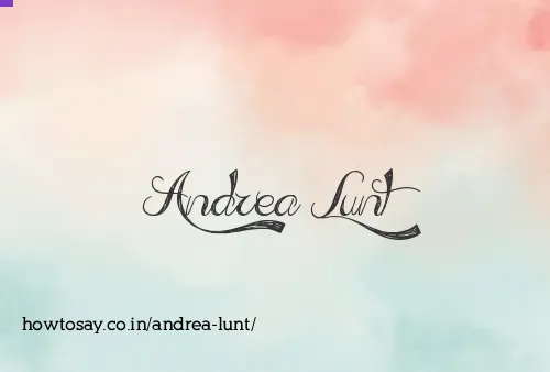 Andrea Lunt
