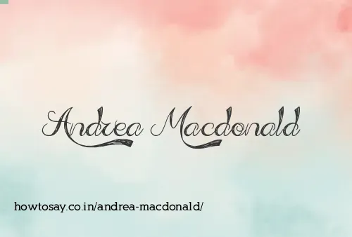 Andrea Macdonald