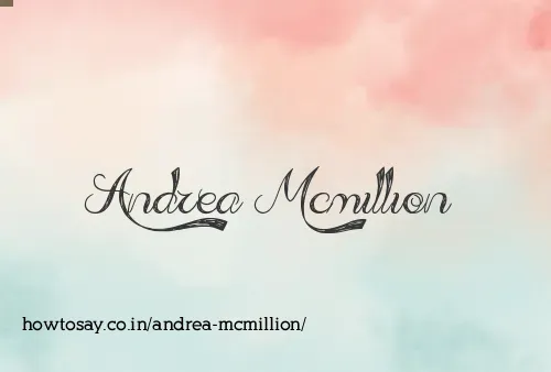Andrea Mcmillion