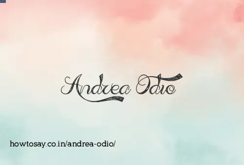 Andrea Odio