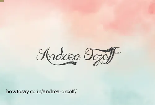 Andrea Orzoff
