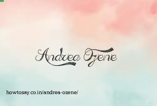 Andrea Ozene