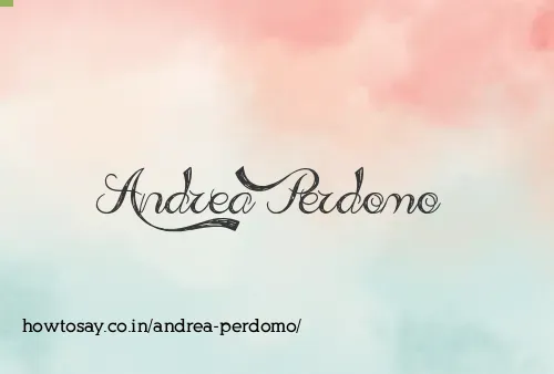 Andrea Perdomo
