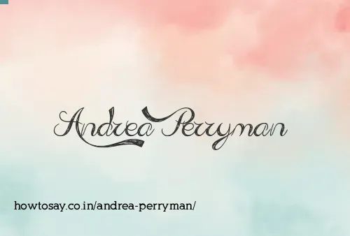 Andrea Perryman