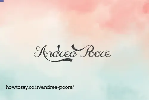 Andrea Poore