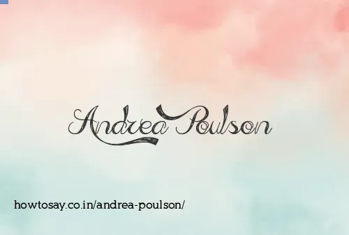 Andrea Poulson