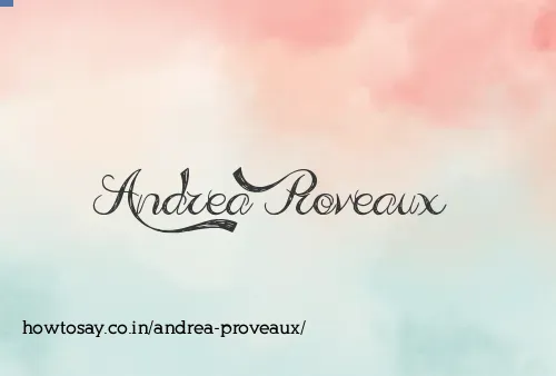 Andrea Proveaux